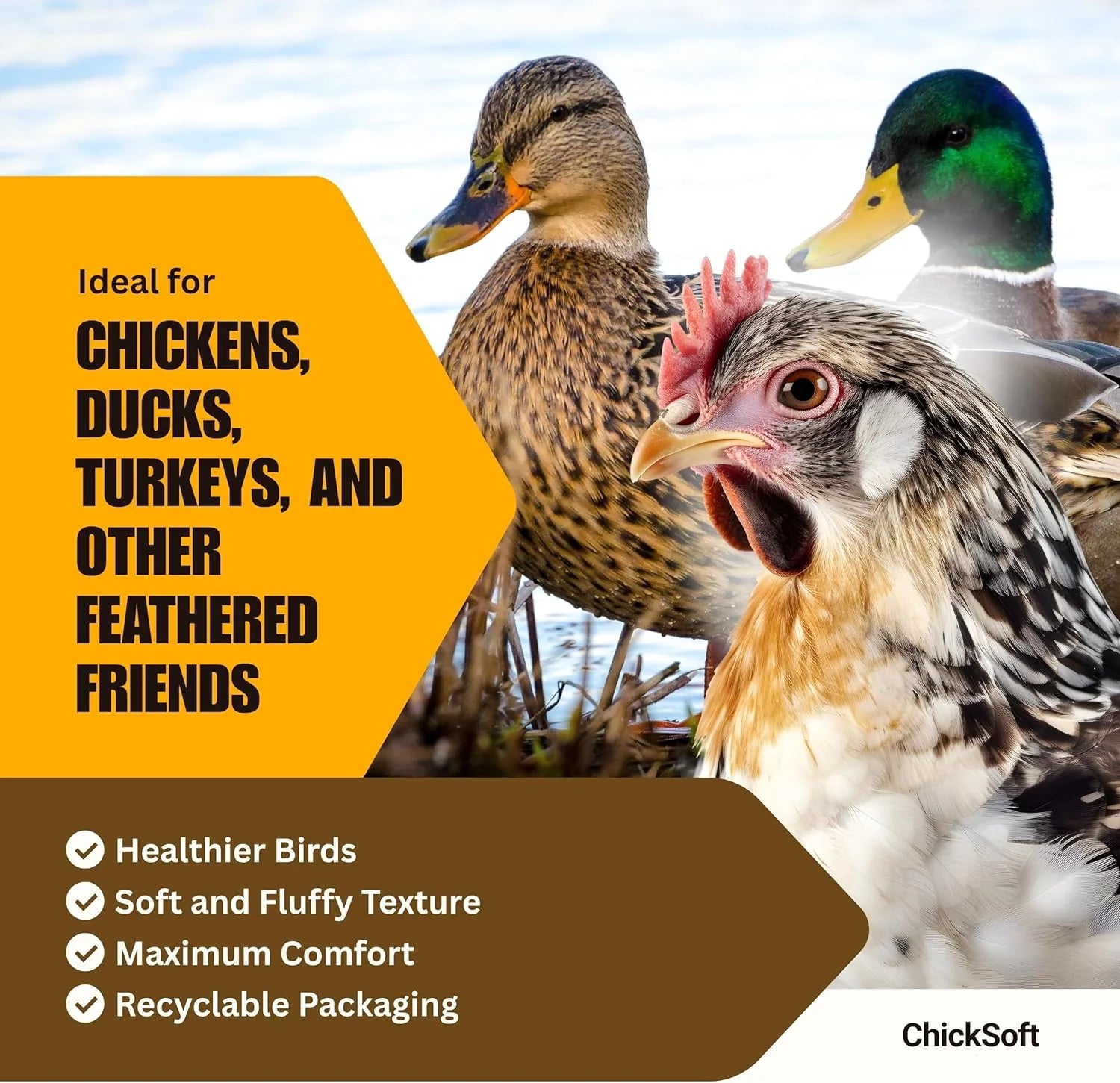 ChickSoft by BedSoft Premium Chicken Bedding - 16KG